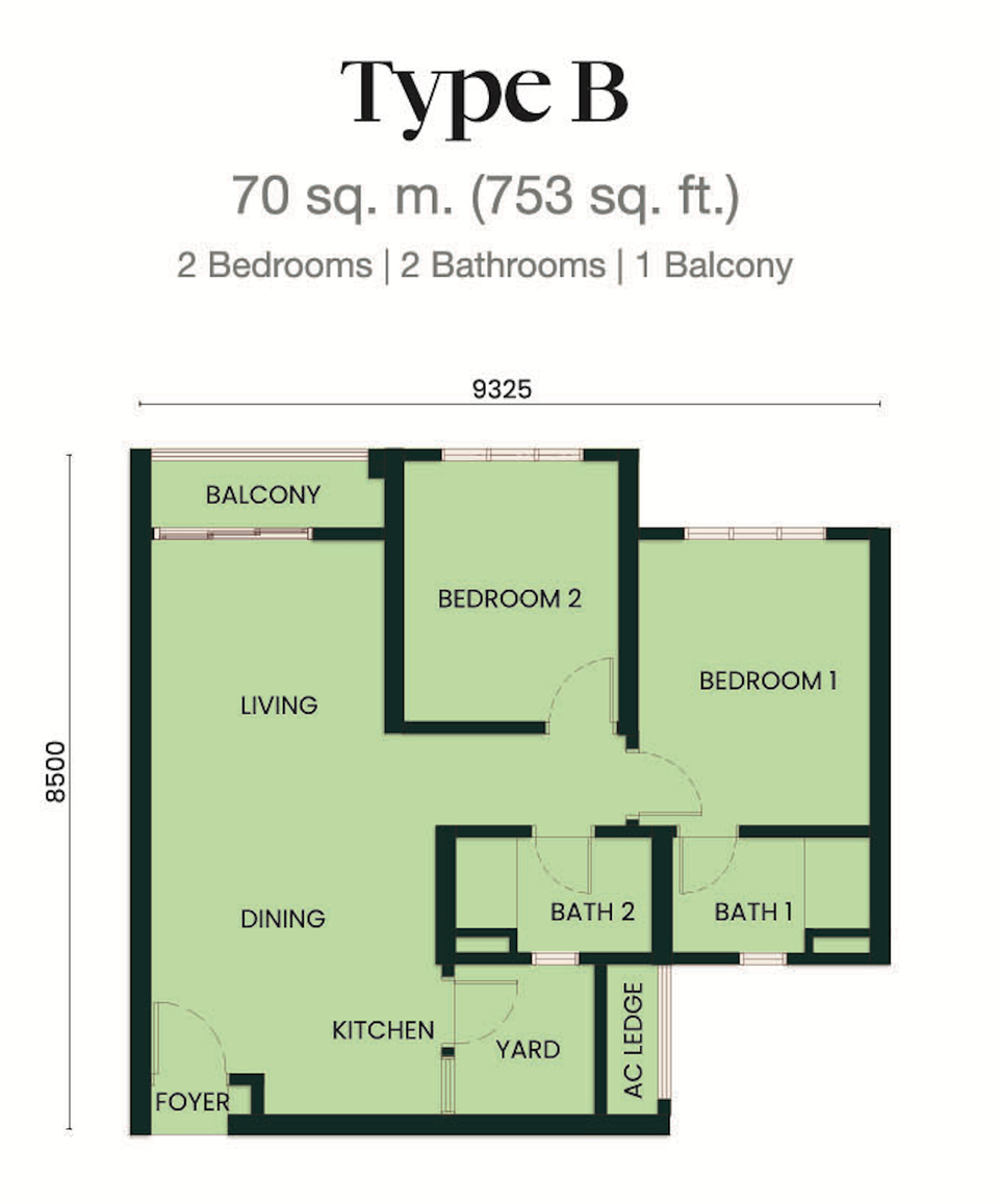 Bodaiju Type B floor plan