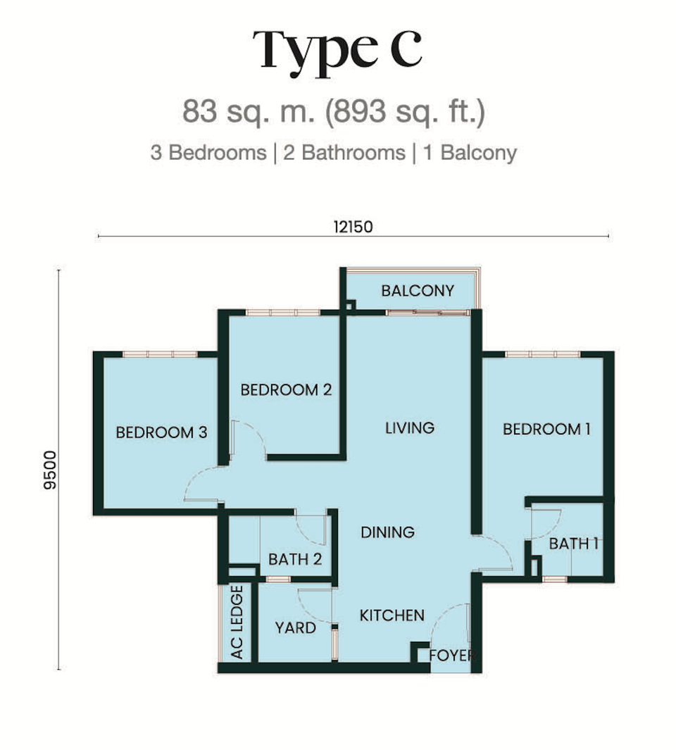 Bodaiju Type C floor plan
